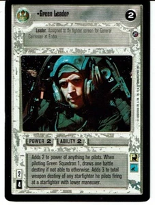 STAR WARS CCG DEATH STAR II RARE CARD GREEN LEADER ex - Foto 1 di 1