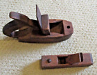 2 Antique Wood Planes 9" x 2-5/8" & 6-3/4" x  1-1/2" Woodworking Vintage OLD