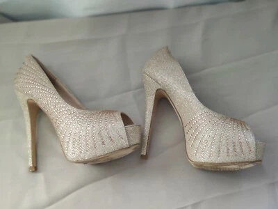 Tacones vaqueros cathy dorados Foto 1 de 3