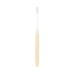 Toothbrush with replaceable head, yellow, total length 184 mm, soft OAM12A3S - Picture 1 of 6