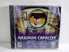 Maximum Capacity Hotel Giant Build Watch Manage PC Game 2002 Rated T BRAND NEW