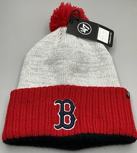 BOSTON RED SOX ADULT WINTER POM POM HAT OSFM - Picture 1 of 8