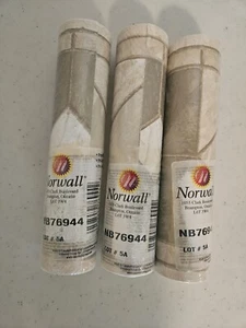 3 Rolls Norwall Diamond Tile Looking Wallpaper Border Edging 76944 Backsplash - Picture 1 of 6