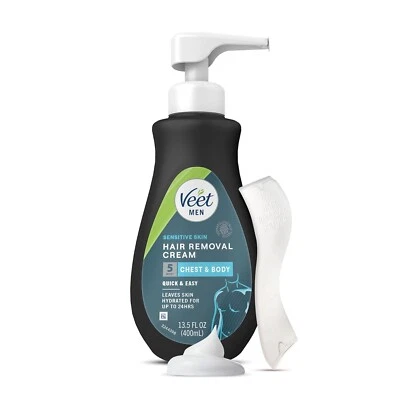 Crema en gel depiladora Veet Sensitive para hombres y mujeres 13,5 fl oz Foto 1 de 4