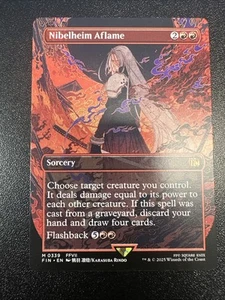 Nibelheim Aflame (sin fronteras) Final Fantasy regular 0339 casi nuevo JL - Imagen 1 de 10