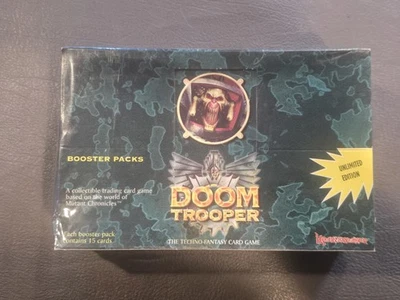 Rare - Doom Trooper Booster Packs Heartbreaker Factory Sealed Box 1995 - Image 1 of 3