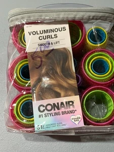 Conair Self-Grip Rollers Voluminous Curls Smooth & Lift 31 Assorted Size Rollers - Picture 1 of 5