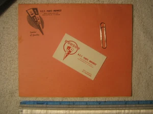 H.E.T. PARTS MIDWEST Catalog Hudson Essex Terraplane w Business Card 1970s GOOD - Bild 1 von 23