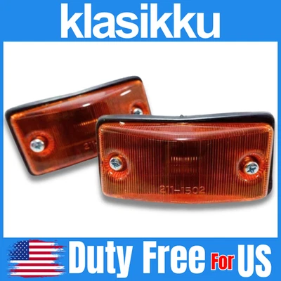 Pair FRONT SIDE TURN SIGNAL LAMP fit DAIHATSU F78 FEROZA ROCKY SPORTRAK FOURTRAK - Image 1 of 4
