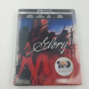 Glory (4K UHD + Blu-ray + Digital) (35th Anniversary SteelBook) / NEW - SEALED - Picture 1 of 2