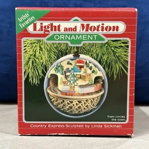 Hallmark Light and Motion Country Express Train Ornament - Picture 1 of 2