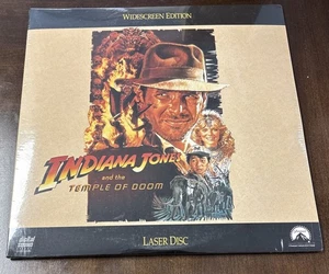 SEALED Indiana Jones And The Temple Of Doom LASERDISC Widescreen - Picture 1 of 4