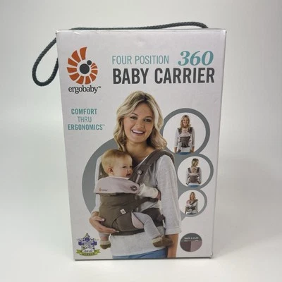Porta-bebês Ergobaby 360 Comfort Thru ergonomia 4 posições de uso - Imagem 1 de 4