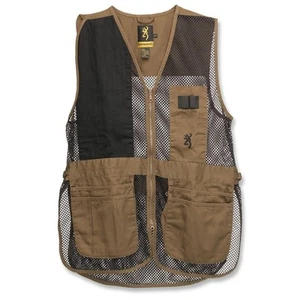 X Large Clay Black Shooting Vest with Ventilation and Large Pockets - Picture 1 of 1