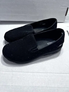 Scarpe slip-on donna Skechers vestibilità rapida taglia 6 nere a rete - Foto 1 di 7