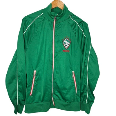Chaqueta deportiva Sports Essentials para hombre 2014 equipo de fútbol de México verde talla mediana Foto 1 de 4