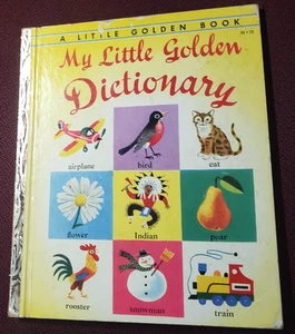 My Little Golden Dictionary Book Mary Reed Edith Osswald Richard Scarry 1949 D - Picture 1 of 10