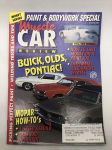 VINTAGE Muscle Car Review Magazine November 1993 Paint Bodywork Buick Pontiac - Picture 1 of 5