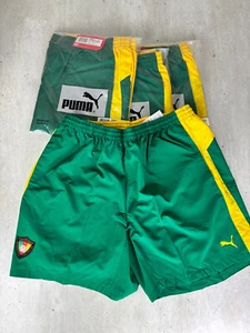 B2 Puma Gr. XXL 4x Fussball Woven Shorts Hose Kamerun Cameroun Herren NEU - Picture 1 of 2