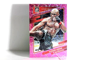 2022 PANINI DONRUSS UFC PINK VELOCITY /79 KAMARU USMAN #42 (U1) - Picture 1 of 2