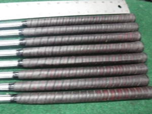 Set of Stiff shafts 3-pw with Leather grips 370 tip - Picture 1 of 2
