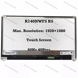 R140NWF5 R5 14.0 inch FHD 1920×1080 EDP 40 Pins 60Hz IPS Touch LCD Screen Panel - Afbeelding 1 van 1