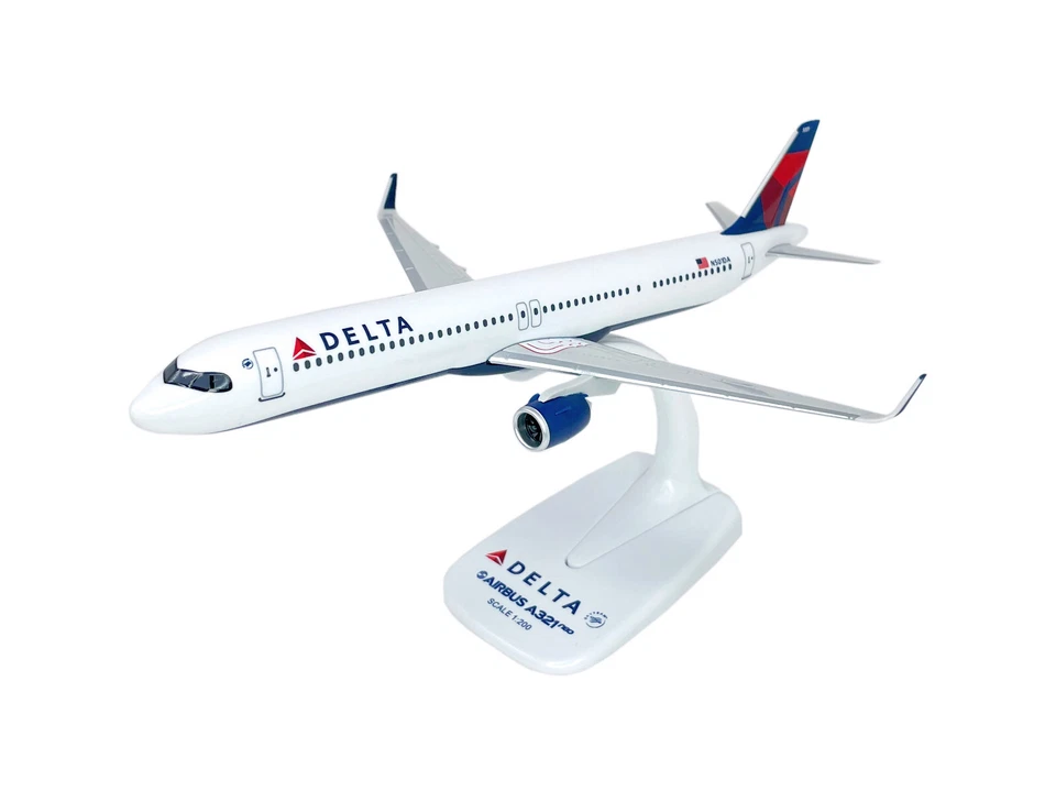 Avião modelo Flight Miniatures Delta Airlines Airbus A321neo escala 1:200 - Imagem 1 de 4
