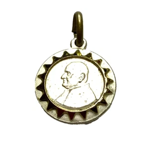 Colgante reliquia vintage de San Papa Juan XXIII Ex Indumentis segunda clase medalla santa - Imagen 1 de 5