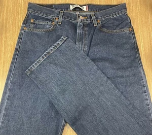 Jeans Levi's 505 VESTIBILITÀ REGOLARE/DRITTA 34x32 più scuro stonewashed *COME NUOVO LN* 061021 - Foto 1 di 2