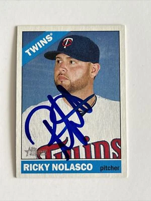 Ricky Nolasco Signed 2015 Topps Heritage #378 Autograph Card In Person M704 - Image 1 of 2