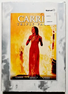 Carrie Triple Pack (DVD, 2008, 3-Disc) w/ Slipcover *RARE OOP* 1976/1999/2002 - Picture 1 of 3