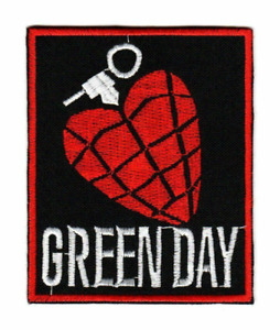 Green Day Patch | Grenade Heart American Punk Rock Pop Punk Music Band Logo