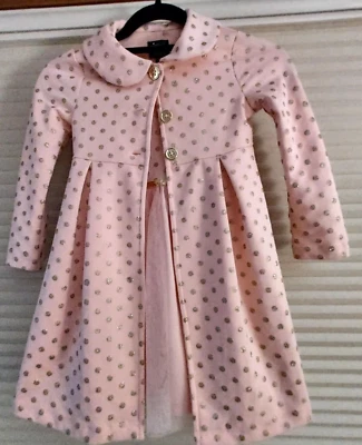 Vestido de fiesta de tul rosa/dorado para niñas con abrigo, talla 6X, de "rosa y violeta" Foto 1 de 4