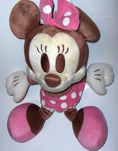 Plüsch Disneyland **Minnie Mouse** - braune Minnie Mouse in rosa gekleidet - Bild 1 von 5