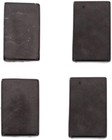 Schungit 4x Platte für Handy mit Aufkleber EMF-Schutz Shungite