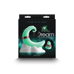 NS Novelties Firefly Dream Vibrating Air Pulse Massager Vibe - Glow In The Dark - Picture 1 of 4