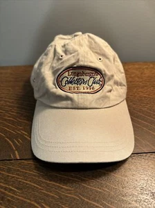 Vintage Longaberger Korb - Longaberger Collectors Club Est. Baseball Cap 1996, Khaki - Bild 1 von 4