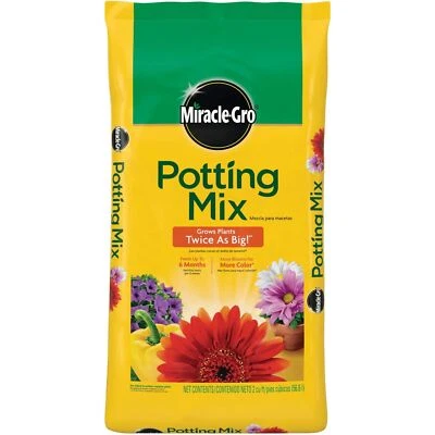 Miracle-Gro Flower and Plant Potting Mix, 2 cu ft - Image 1 of 4