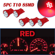 Gauge Cluster LED Dashboard Bulbs Red T10 8SMD For Chevy 73-87 C10 C20 C30 Truck