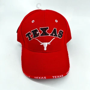 Metro Town Collection Texas Longhorns verstellbare Baseballmütze Herren rot neu mit Etikett - Bild 1 von 10