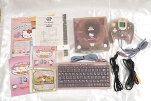 Sega Dreamcast Hello Kitty Pink Console HKT-3000 Tested Japan - Picture 1 of 11