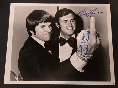 PETE ROSE & FRED LYNN Signed 8x10 Photo-CHARLIE HUSTLE-REDS-RED SOX-JSA - Image 1 of 4