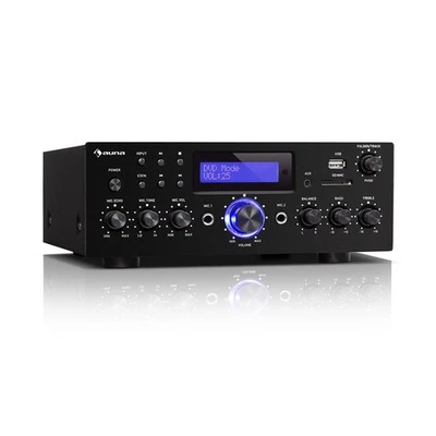 AUNA AMP-5 BT Amplificatore HiFi, Bluetooth, Potenza di Uscita: 2x50W - Immagine 1 di 4