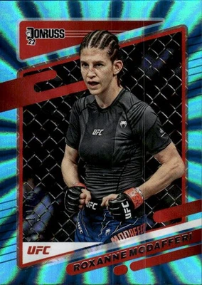 2022 Donruss UFC Roxanne Modafferi #193 Holo Teal Laser A17 - Image 1 of 2