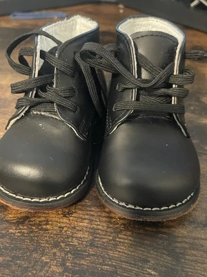 Josmo Bebé Unisex Zapatos para Caminar Primer Caminante Talla 3 Negro Foto 1 de 4