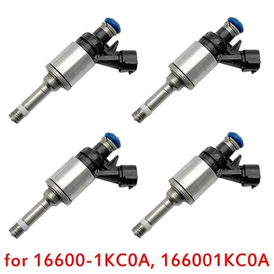 Juego de 4 inyectores de combustible para Nissan Juke 2011-2017 1,6 L 16600-1KC0A EE. UU. Foto 1 de 4