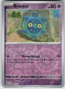 PO-01 Reverse Holo Bronzor 068/162 Common SV05: Temporal Forces - Picture 1 of 1