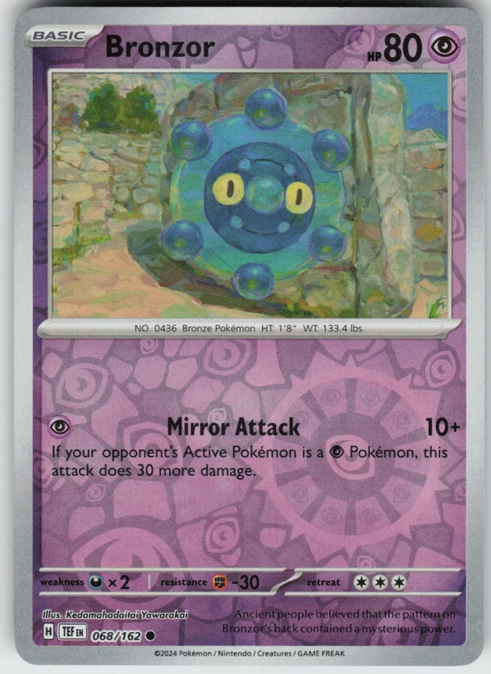 PO-01 Reverse Holo Bronzor 068/162 Common SV05: Temporal Forces - Image 1 of 1