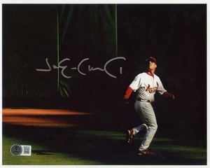 JIM EDMONDS SIGNED 8X10 PHOTO ST LOUIS CARDINALS AUTOGRAPH BECKETT COA - Picture 1 of 1