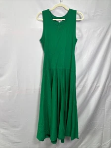 Abito midi verde PLAN C x RTR in maglia aderente e svasato taglia L - Foto 1 di 5